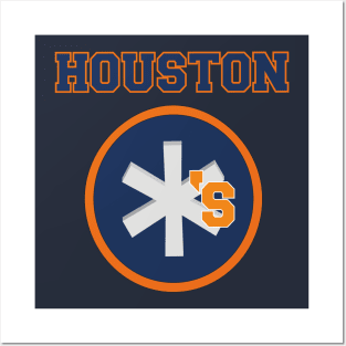 Astros logo as it should be Posters and Art